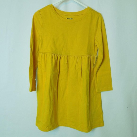 Fit & Flare Solid Yellow Long Sleeve 12-18M to 5T - Picture 10 of 13